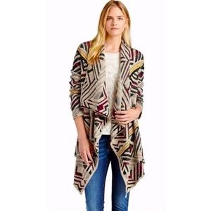 Lucky brand Aztec print cardigan